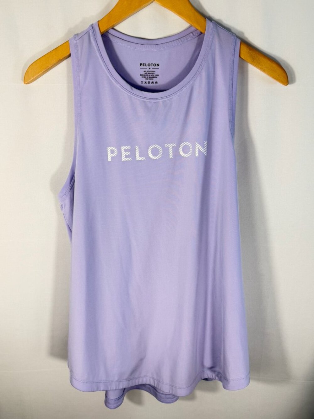 Peloton Distance Lavender Workout Racerback Tank Top in Medium